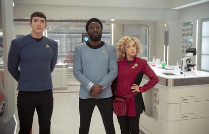 Algunos de los protagonistas de Star Trek: Strange New Worlds