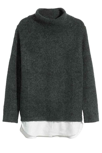 Jersey en mezcla de mohair de H&M (59,99 euros).