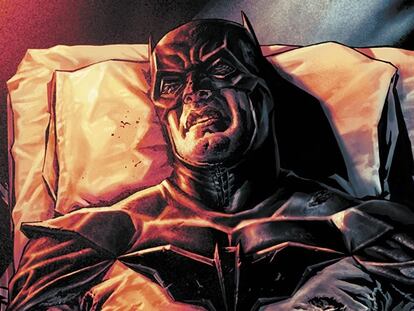 Detalle de una viñeta de 'Batman: Damned', de Brian Azzarello y Lee Bermejo.