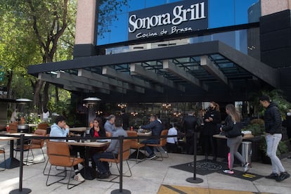 Una sucursal de Sonora Grill en Polanco, en enero de 2021.