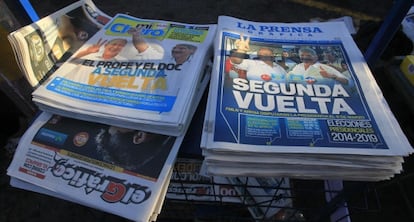 La prensa salvadore&ntilde;a refleja el resultado de las elecciones.