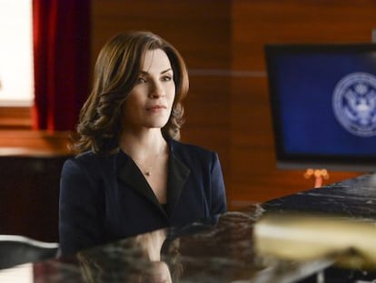 La actriz Julianna Margulies, quien encarna a Alicia Florrick en &#039;The Good Wife&#039;