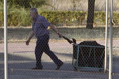 Oubi&ntilde;a, durante una salida de la prisi&oacute;n de Navalcarnero en 2012.