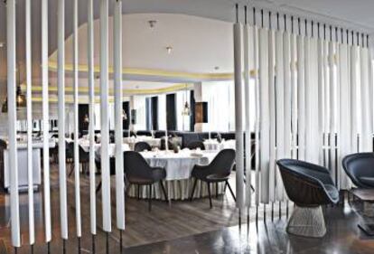 Comedor del restaurante Geranium, en Copenhague.