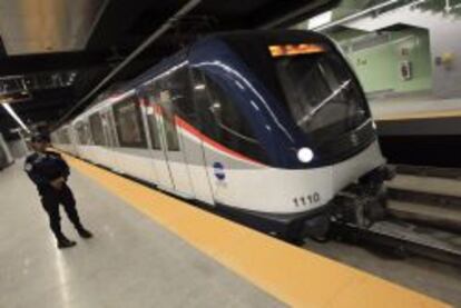 Fotograf&iacute;a tomada el pasado 4 de abril en la que se registr&oacute; un vag&oacute;n del Metro de Ciudad de Panam&aacute;. 