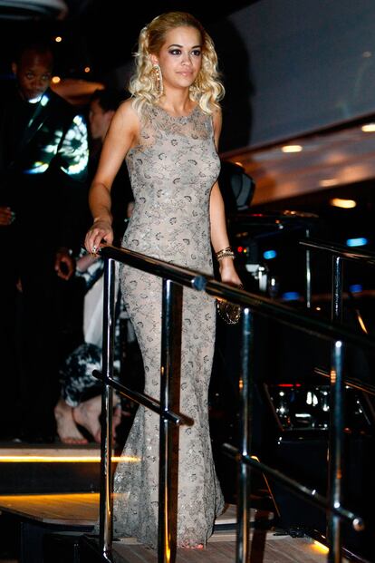 La cantante Rita Ora, otra agraciada con una invitación a la fiesta de P.Diddy.