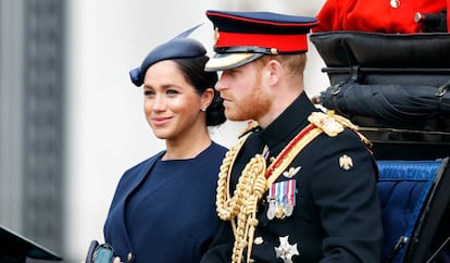 El duque y la duquesa de Sussex, en Londres la pasada semana.
