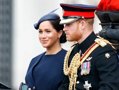 El duque y la duquesa de Sussex, en Londres la pasada semana.