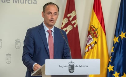 El consejero de Presidencia y Hacienda de lMurcia, Javier Celdrán.