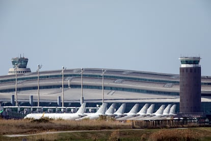 Aviones de Vueling en Barcelona-El Prat.