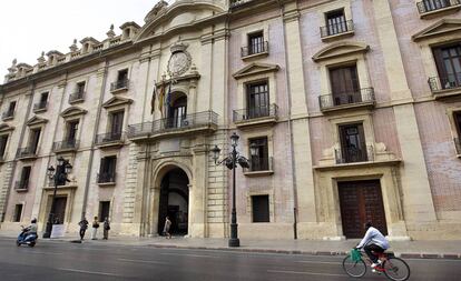 La sede del TSJCV, en una imagen de archivo.