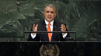 El presidente de Colombia, Iván Duque.