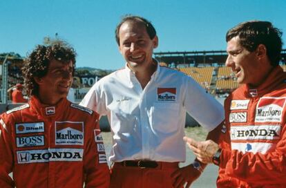 Alain Prost y Ayrton Senna