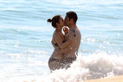 La pareja disfrutando de unos días de descanso en Miami.