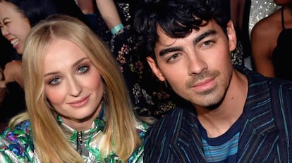 Sophie Turner y Joe Jonas, en los Billboard Music Awards 2019, en Las Vegas, el miércoles.