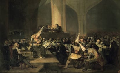 'Escena de inquisición', de Goya.