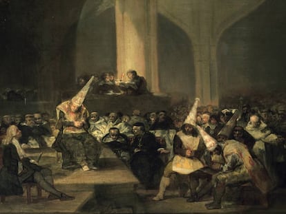 'Escena de inquisición', de Goya.