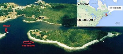 La isla canadiense se ha vendido por 1,7 millones de yuanes, unos 250.000 euros.