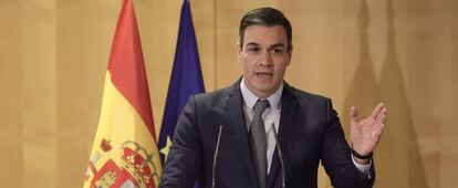 El presidente del Gobierno, Pedro Sánchez.