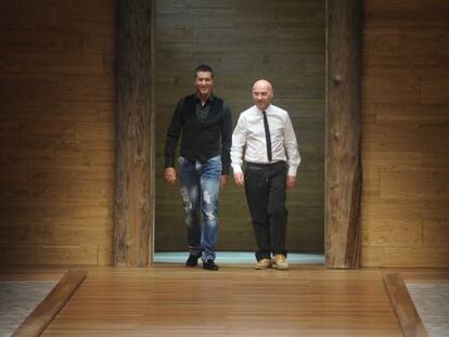 Los dise&ntilde;adores Domenico Dolce y Stefano Gabbana.