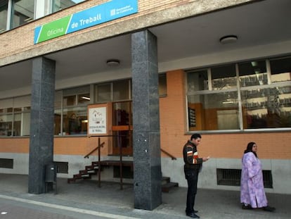 Oficina de treball..Oficinas de Vilafranca del Penedes.Barcelona.