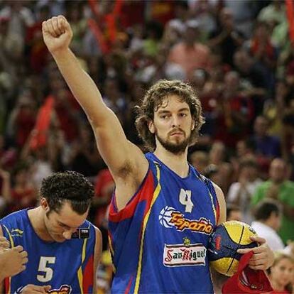 Pau Gasol, estrella de la selección española de baloncesto.