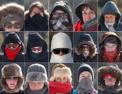 Remedios contra el frío, en Zurich, donde se han registrado temperaturas de - 11º.