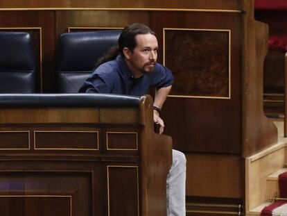 El l&iacute;der de Podemos, Pablo Iglesias.