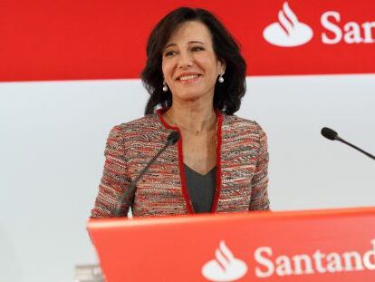 Ana Bot&iacute;n, presidenta de Banco Santander