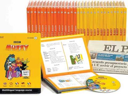 Primera entrega del libro, DVD y CD-ROM de <i>Muzzy.</i>