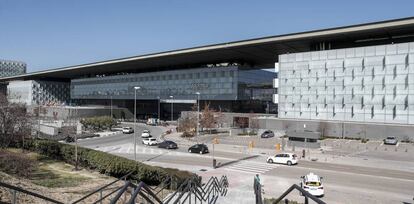 Sede central de Telefónica en el Dristito C de Las Tablas (Madrid)