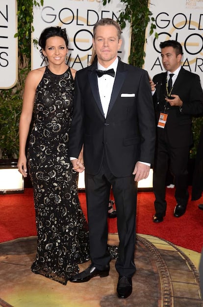 Matt Damon y su mujer, Luciana