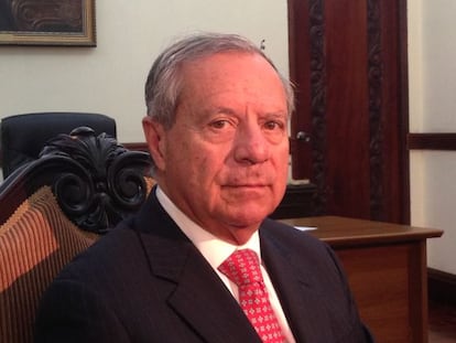 El canciller costarricense Enrique Castillo.