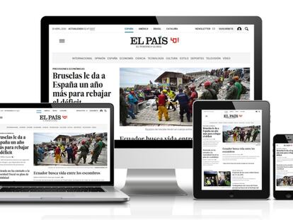 Site do EL PAÍS estreia versão que se adapta a qualquer dispositivo