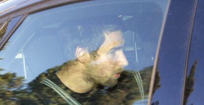 Luka Karabatic, en un coche policial