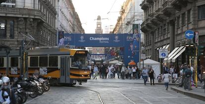 Vista del 'Champions Festival' en Milán.