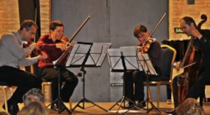 El Cuarteto Granados en la Sala Orive.