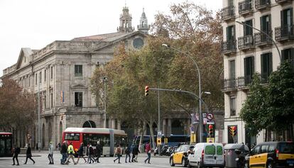 Edifici de la Llotja de Mar de Barcelona, que acollirà el Consell de Ministres divendres.