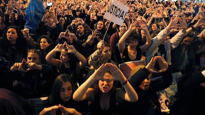 Manifestacion del Dia Internacional de la Mujer.