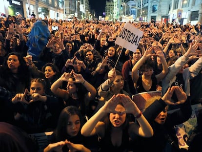 Manifestacion del Dia Internacional de la Mujer. 