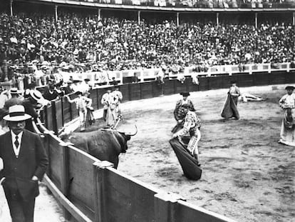 Joselito el Gallo, en la plaza de Santander, en 1913.