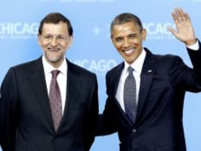 Mariano Rajoy junto al presidente de Estados Unidos, Barack Obama, en una imagen de archivo.