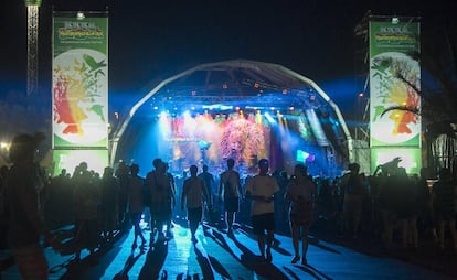 Asistentes al Rototom Sunsplash. 