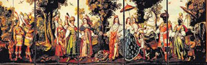 'Las cuatro partes del mundo' , óleo de Juan Correa (1646-1716), de la colección del Museo Soumaya.