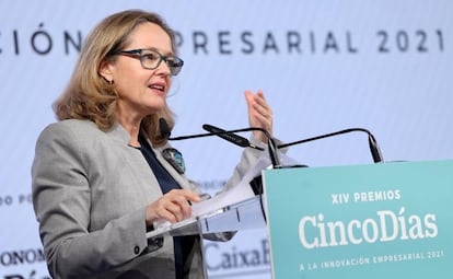 Nadia Calviño, vicepresidenta primera del Gobierno y ministra de Asuntos Económicos y Transformación Digital.