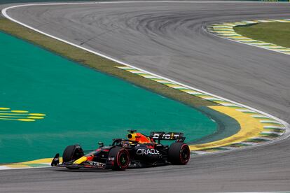 Max Verstappen's car in São Paulo (Brazil) on November 3.