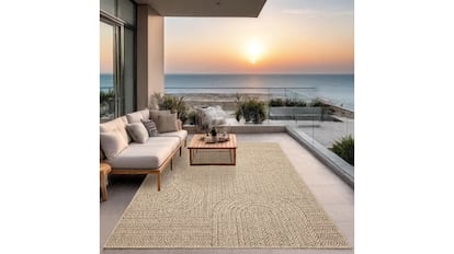 Alfombra para exterior.