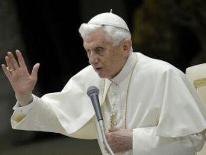 El Papa Benedicto XVI, ayer en Roma.