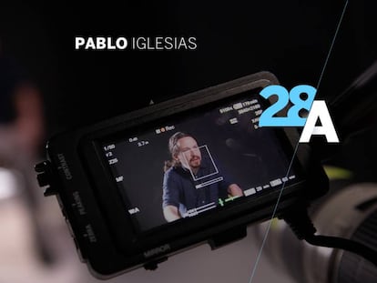 Pablo Iglesias, durante la entrevista para EL PAÍS.