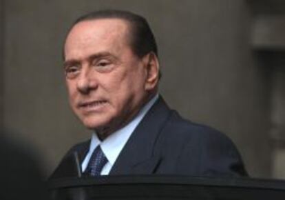 Silvio Berlusconi, líder del Pueblo de la Libertad (PDL)